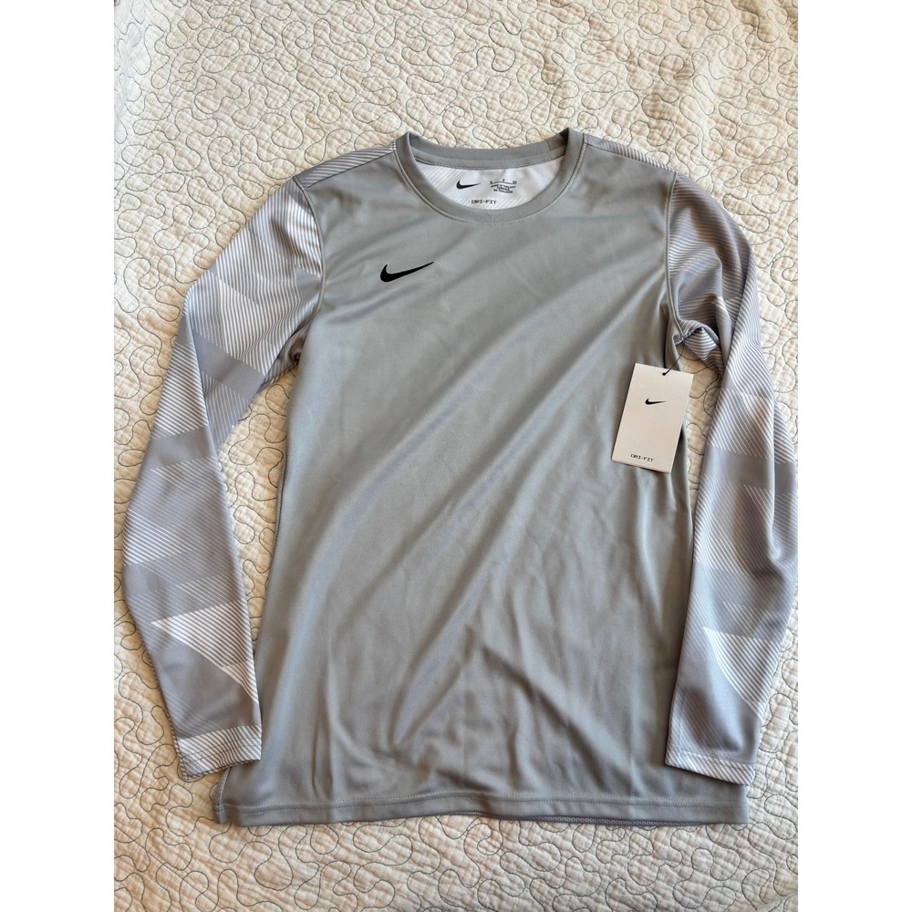 Nike Womens Dri-FIT Long Sleeve Soccer Jersey‎ Grey Size Small